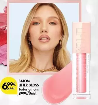 Oferta de Batom Lifer Gloss por 6,99€ em Pingo Doce