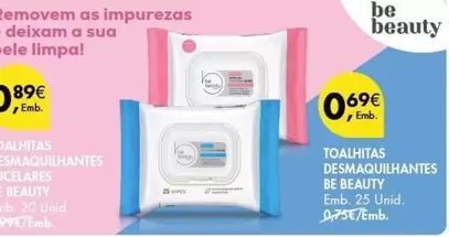 Oferta de As - Toalhitas Desmaquillantes por 0,69€ em Pingo Doce