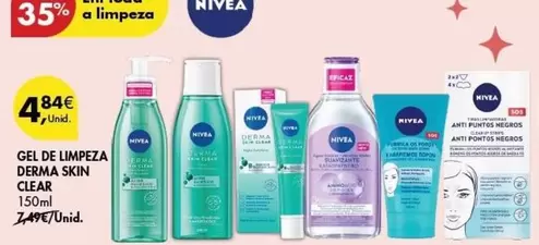 Oferta de Nivea - Gel De Limpieza Derma Skin Clear por 4,84€ em Pingo Doce