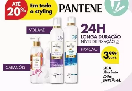 Oferta de Pantene - Laca por 3,99€ em Pingo Doce