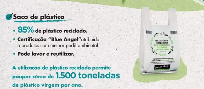 Oferta de A+ - Saco De Plasticoem Pingo Doce