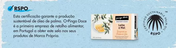 Oferta de Portugal - Esta Certificação Garante A Produçãoem Pingo Doce