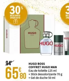 Oferta de Hugo Boss - Coffret Hugo Man por 65,8€ em E.Leclerc