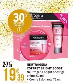 Oferta de Neutrogena - Coffret Bright Boost por 19,39€ em E.Leclerc