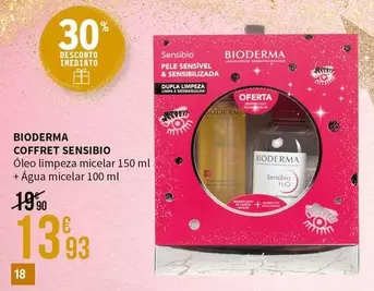 Oferta de Bioderma - Coffret Sensibio por 13,93€ em E.Leclerc