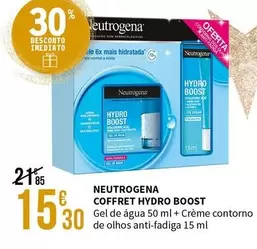 Oferta de Neutrogena - Coffret Hydro Boost por 15,3€ em E.Leclerc