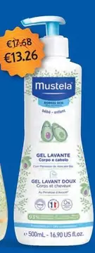 Oferta de Mustela - Gel Lavante por 13,26€ em Auchan