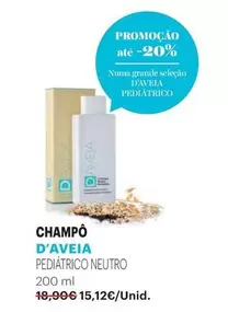 Oferta de D'aveia - Champo por 15,12€ em Auchan