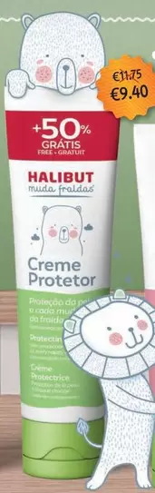 Oferta de Halibut - Creme Protetor  por 9,4€ em Auchan