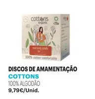 Oferta de Cottons - Discos De Amamentacao  por 9,79€ em Auchan