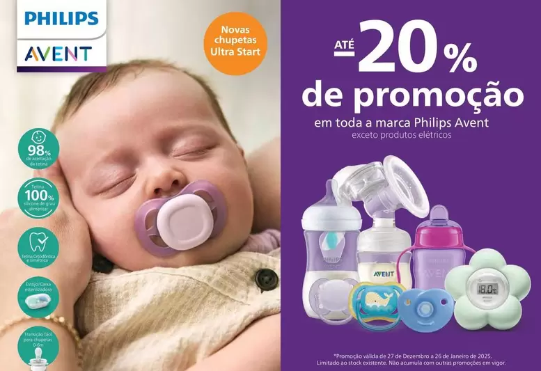 Oferta de Philips Avent - 20% De Promocao Em Toda A Marca em Auchan