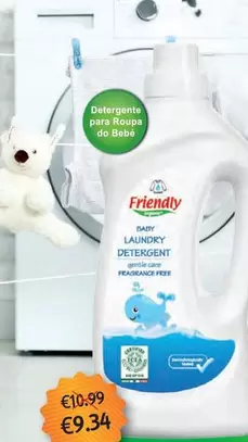 Oferta de Friendly - Detergente Para Roupa De Bebe por 9,34€ em Auchan