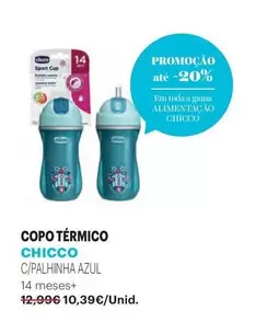 Oferta de Chicco - Copo Térmico por 10,39€ em Auchan