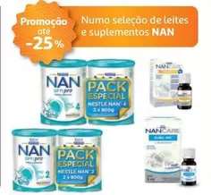 Oferta de Nan - Numa Selecao De Leites E Suplementosem Auchan