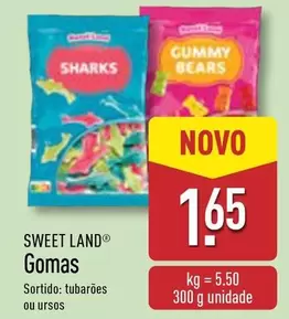 Oferta de Sweetland - Gomas por 1,65€ em Aldi