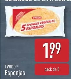 Oferta de Twido - Esponjas por 1,99€ em Aldi