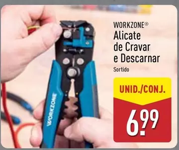 Oferta de Workzone - Alicate De Cravar E Descarnar por 6,99€ em Aldi