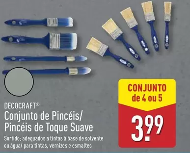 Oferta de A+ - Conjunto De Pincéis por 3,99€ em Aldi