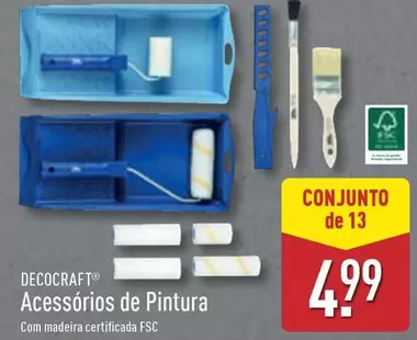 Oferta de Decocraft - Acessórios De Pintura por 4,99€ em Aldi