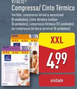 Oferta de Vitalis - Compressa/Cinto Termico por 4,99€ em Aldi