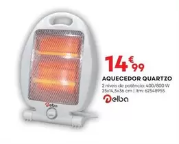 Oferta de Delba - Quecedor Quartzo por 14,99€ em Bricomarché