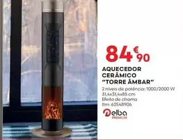 Oferta de Ambar - Aquecedor Ceramico por 84,9€ em Bricomarché