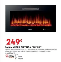 Oferta de 3d - Salamandra Elétrica por 249€ em Bricomarché