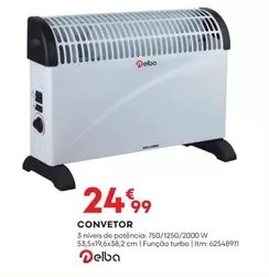 Oferta de Delba - Convetor por 24,99€ em Bricomarché