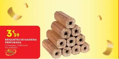 Oferta de Madeira - Briquetes De Madeira por 3,39€ em Bricomarché