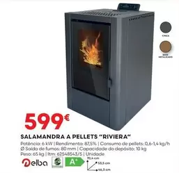 Oferta de A+ - Salamandra A Pellets por 599€ em Bricomarché