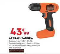 Oferta de Aparafusadora por 43,99€ em Bricomarché