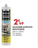 Oferta de Silicone Acetato Multiusos por 2,49€ em Bricomarché