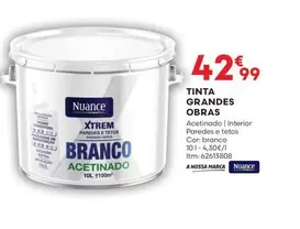 Oferta de A+ - Tinta Grandes Obras por 42,99€ em Bricomarché