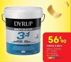 Oferta de Dyrup - Tinta 3 Em 1 por 56,9€ em Bricomarché