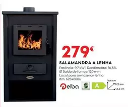 Oferta de Salamandra A Lenha por 279€ em Bricomarché