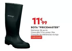 Oferta de Dunlop - Bota "Pricemaster" por 11,99€ em Bricomarché