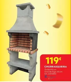 Oferta de Churrasqueira por 119€ em Bricomarché