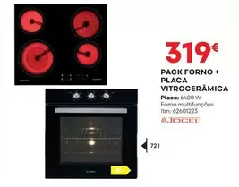 Oferta de Jocel - Pack Forno + Placa Vitroceramica por 319€ em Bricomarché