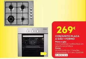 Oferta de A+ - Conjunto Placa A Gas por 269€ em Bricomarché