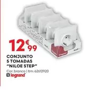 Oferta de Legrand - Conjunto 5 Tomadas por 12,99€ em Bricomarché