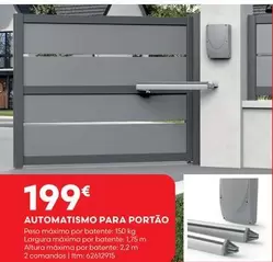 Oferta de Automatismo Para Portão por 199€ em Bricomarché