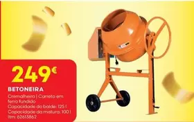 Oferta de Betoneira por 249€ em Bricomarché