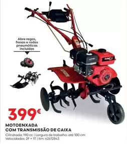 Oferta de .Com - Motoenxada Com Transmissao De Caixa por 399€ em Bricomarché