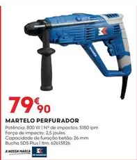 Oferta de A+ - Martelo Perfurador por 79,9€ em Bricomarché