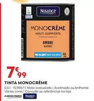 Oferta de As - Tinta Monocreme por 7,99€ em Bricomarché