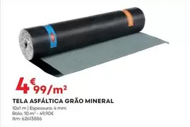 Oferta de Tela Asfaltica Grão Mineral por 4,99€ em Bricomarché