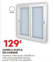 Oferta de .Com - Janela Dupla De Correr por 129€ em Bricomarché