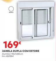 Oferta de .Com - Janela Dupla Com Estore por 169€ em Bricomarché