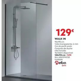 Oferta de Delba - Walk In por 129€ em Bricomarché