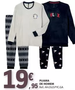 Oferta de Pijama De Homem por 19,95€ em E.Leclerc